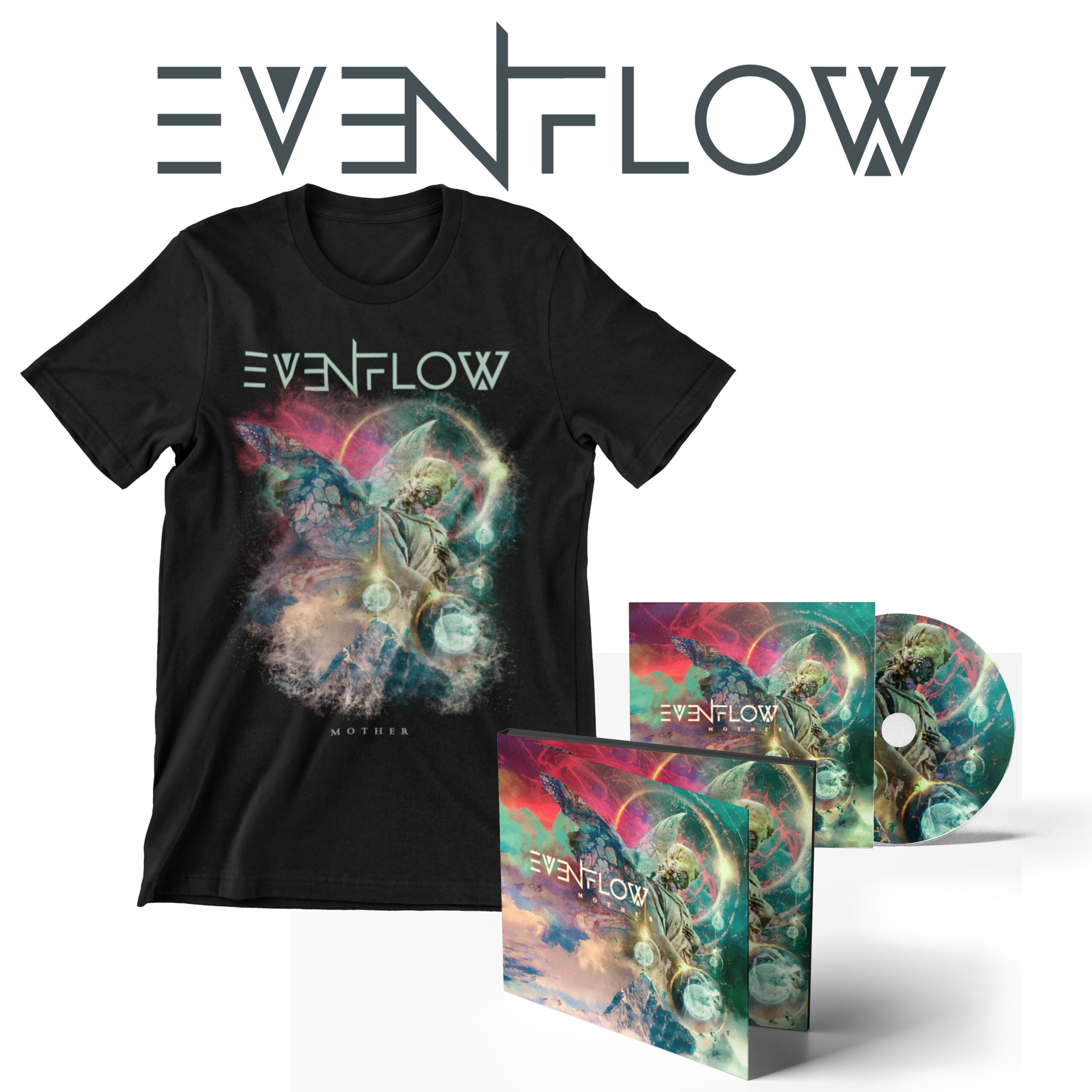 bundle t-shirt CD Mother - Even Flow